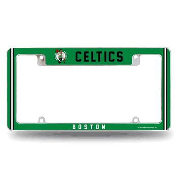 Boston Celtics Alternate Design All Over Chrome Frame