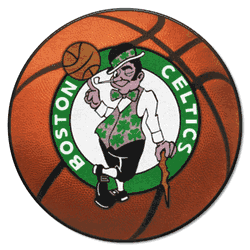 Boston Celtics Basketball Rug - 27in. Diameter