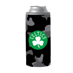 Boston Celtics Black Camo 12oz Slim Can Coolie