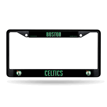 Boston Celtics Standard Black Chrome Frame with Plastic Inserts 12