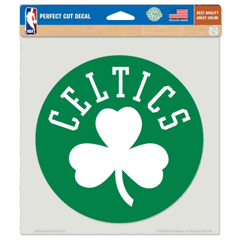 Boston Celtics Decal 8x8 Die Cut Color