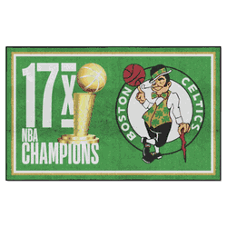 Boston Celtics Dynasty 5ft. x 8ft. Plush Area Rug