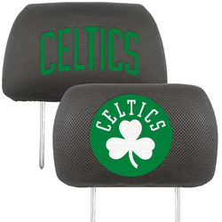 Boston Celtics Embroidered Head Rest Cover Set - 2 Pieces