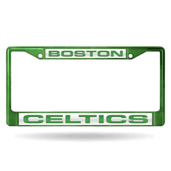 Boston Celtics Green Laser Colored Chrome Frame