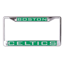 Boston Celtics License Plate Frame - Inlaid