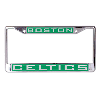 Boston Celtics License Plate Frame - Inlaid
