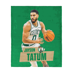 Boston Celtics NBA Jayson Tatum Silk Touch Throw Blanket 50 x 60 inches