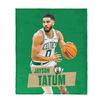 Boston Celtics NBA Jayson Tatum Silk Touch Throw Blanket 50 x 60 inches