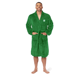 Boston Celtics NBA L/XL Silk Touch Bathrobe 26x47 Inches