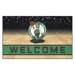 Boston Celtics Rubber Door Mat - 18in. x 30in.
