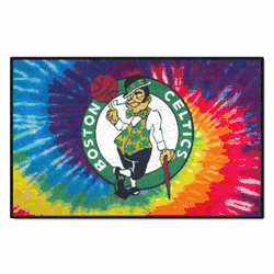 Boston Celtics Tie Dye Starter Mat Accent Rug - 19in. x 30in.