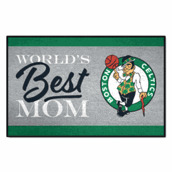 Boston Celtics World's Best Mom Starter Mat Accent Rug - 19in. x 30in.