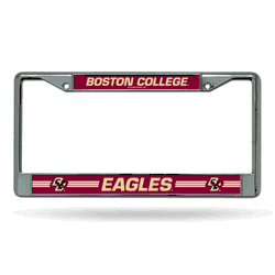 Boston College  12" x 6" Chrome Frame With Decal Inserts