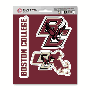 Boston College 3 Piece Decal Sticker Set