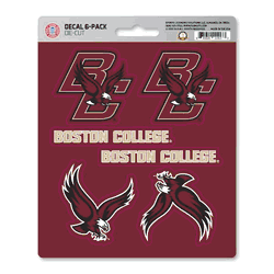 Boston College 6 Count Mini Decal Sticker Pack