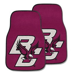 Boston College Front Carpet Car Mat Set - 2 Pieces