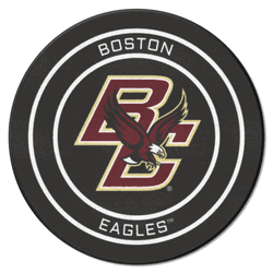 Boston College Hockey Puck Rug - 27in. Diameter