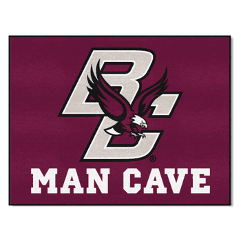 Boston College Man Cave All-Star Rug - 34 in. x 42.5 in.
