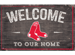 Boston Red Sox 11x19 Welcome to our Home Sign
