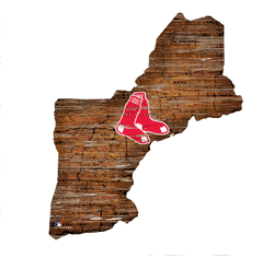 Boston Red Sox 12" Mini Roadmap State Sign