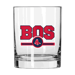 Boston Red Sox 14oz Letterman Rocks Glass
