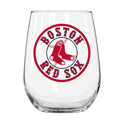 Boston Red Sox 16oz Swagger Curved Beverage Glass