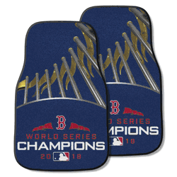 Boston Red Sox 2018 World Series Champions Front Carpet Car Mat Set - 2 Pieces
