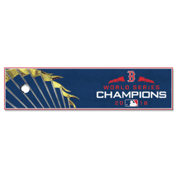 Boston Red Sox 2018 World Series Champions Putting Green Mat - 1.5ft. x 6ft.