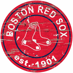 Boston Red Sox 24" Established Date Round Sign