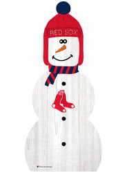 Boston Red Sox 31" Snowman Leaner