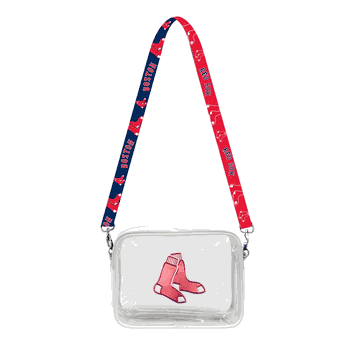 Boston Red Sox 3D Logo Clear Fanny Fan Purse