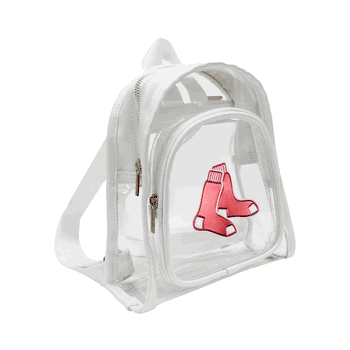 Boston Red Sox 3D Logo Clear Mini Backpack