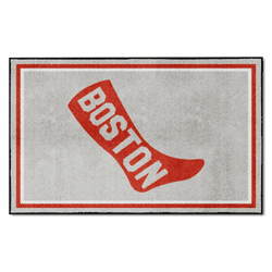 Boston Red Sox 4ft. x 6ft. Plush Area Rug 1908 Retro Logo