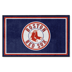 Boston Red Sox 4ft. x 6ft. Plush Area Rug