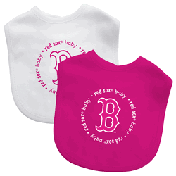 Boston Red Sox Baby Bibs 2-Pack - Pink
