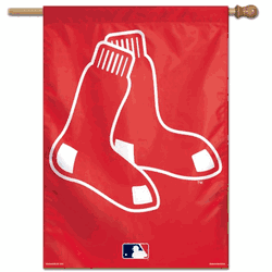 Boston Red Sox Banner 28x40 Vertical Sox Design