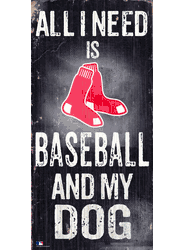 Boston Red Sox Baseball and My Dog Sign