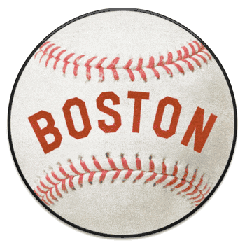 Boston Red Sox Baseball Rug - 27in. Diameter 1908 Retro Logo