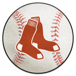 Boston Red Sox Baseball Rug - 27in. Diameter