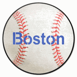 Boston Red Sox Baseball Rug - 27in. Diameter