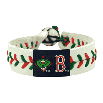 Boston Red Sox Bracelet Baseball Wally Mascot Christmas CO