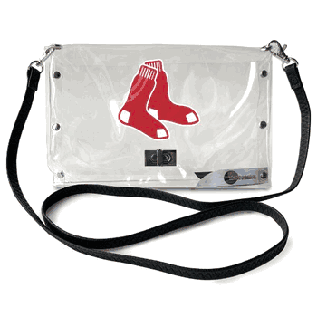 Boston Red Sox Clear Envelope Purse STRAP