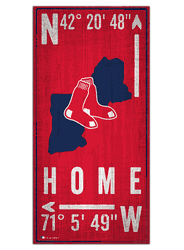 Boston Red Sox Coordinate 6x12 Sign
