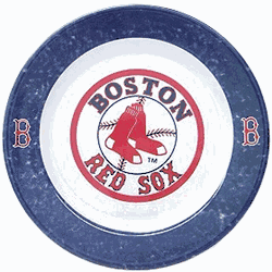 Boston Red Sox Dinner Plate Set 4 Piece CO