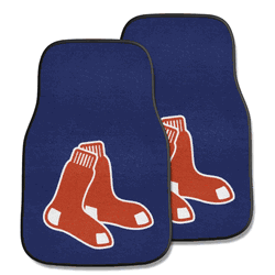 Boston Red Sox Front Carpet Car Mat Set - 2 Pieces