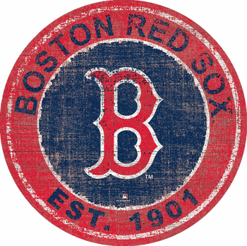 Boston Red Sox Heritage Logo Round Sign