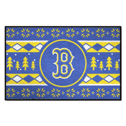 Boston Red Sox Holiday Sweater Starter Mat Accent Rug - 19in. x 30in.