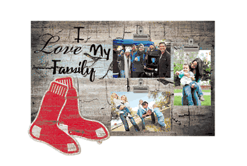 Boston Red Sox I Love my Family Clip Frame