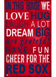 Boston Red Sox In This House Sign