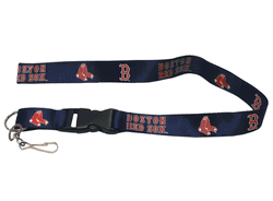 Boston Red Sox Lanyard - Breakaway with Key Ring